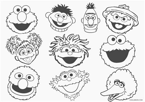 Sesame Street Characters Printable Picture